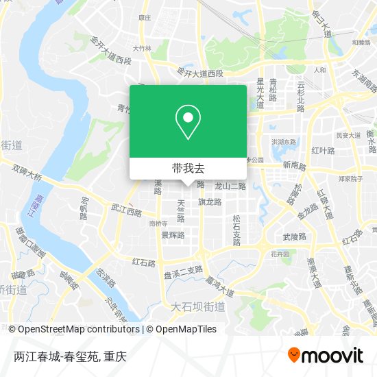 两江春城-春玺苑地图