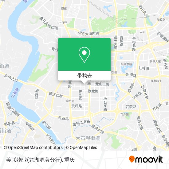 美联物业(龙湖源著分行)地图