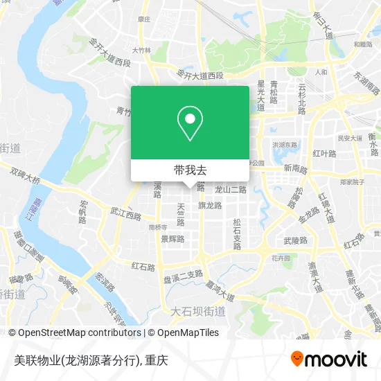 美联物业(龙湖源著分行)地图