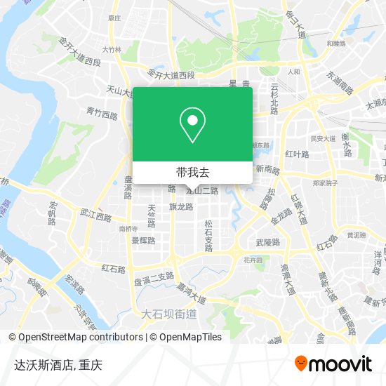 达沃斯酒店地图