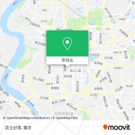 昆仑好客地图