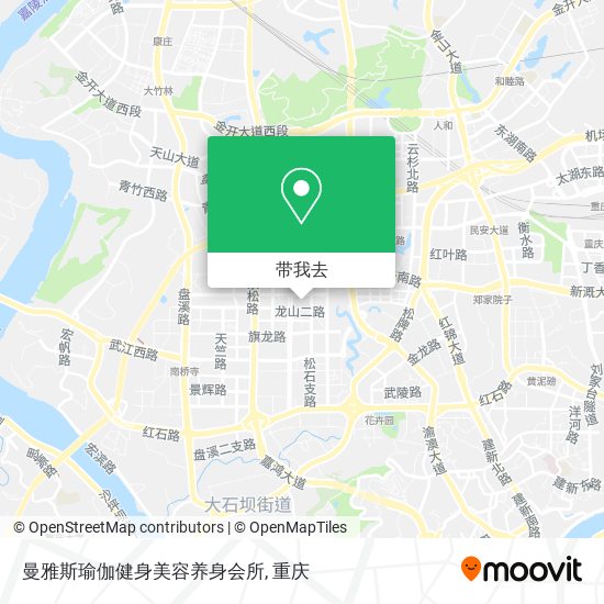 曼雅斯瑜伽健身美容养身会所地图