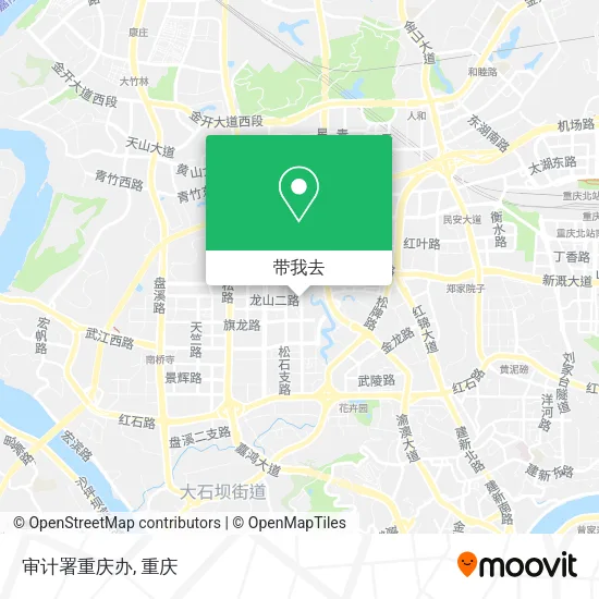 审计署重庆办地图