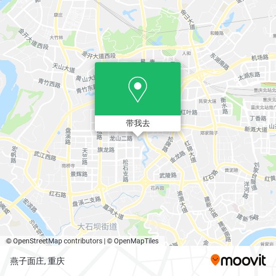 燕子面庄地图