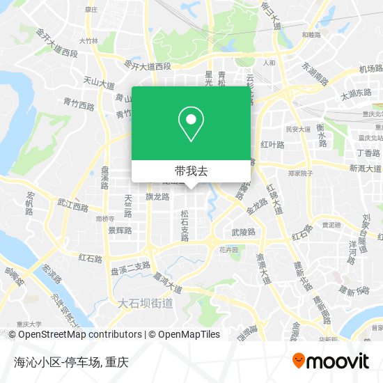 海沁小区-停车场地图