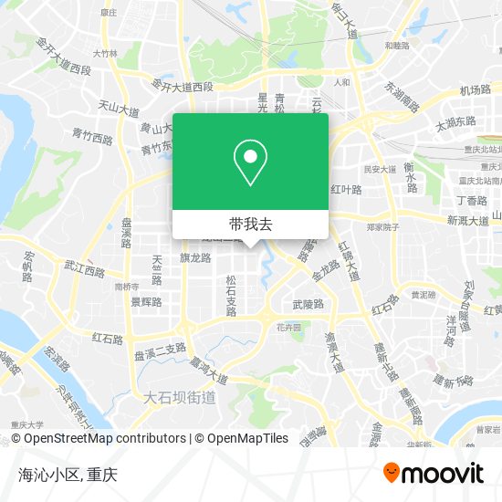 海沁小区地图