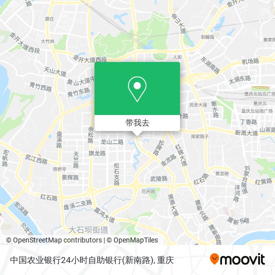 中国农业银行24小时自助银行(新南路)地图