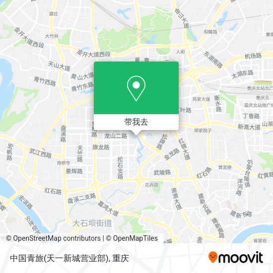 中国青旅(天一新城营业部)地图