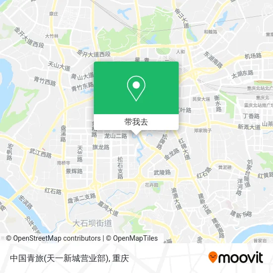 中国青旅(天一新城营业部)地图