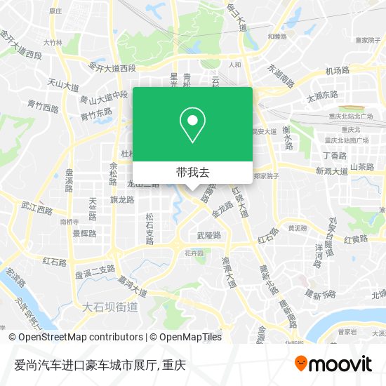 爱尚汽车进口豪车城市展厅地图