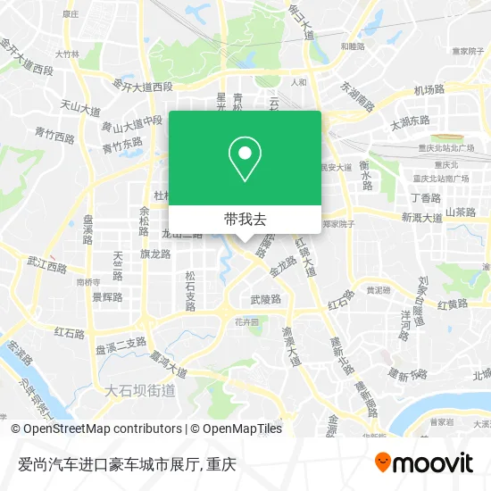 爱尚汽车进口豪车城市展厅地图