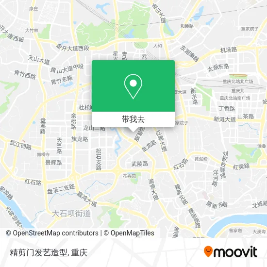 精剪门发艺造型地图
