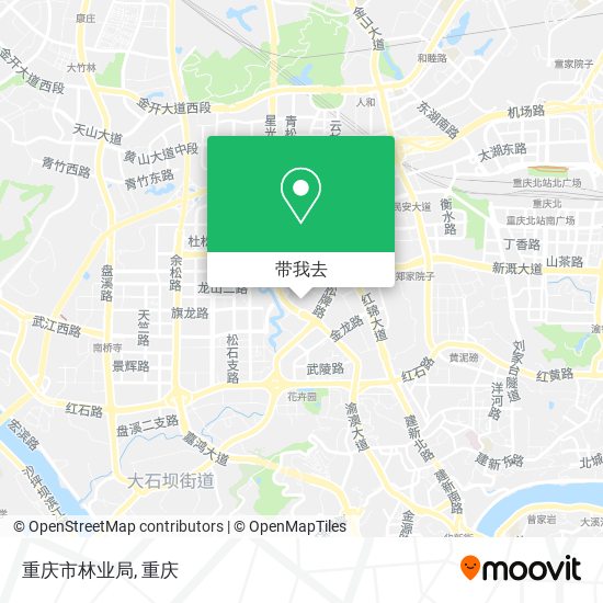 重庆市林业局地图