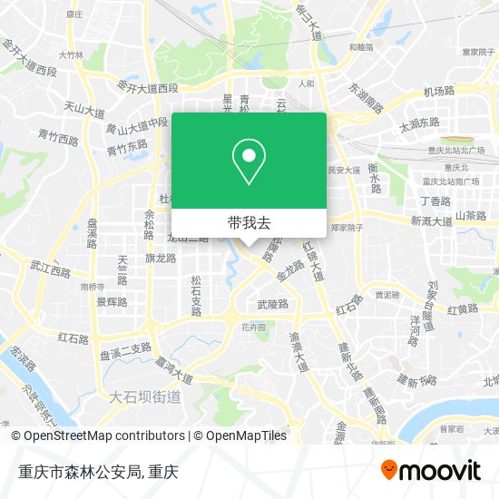 重庆市森林公安局地图