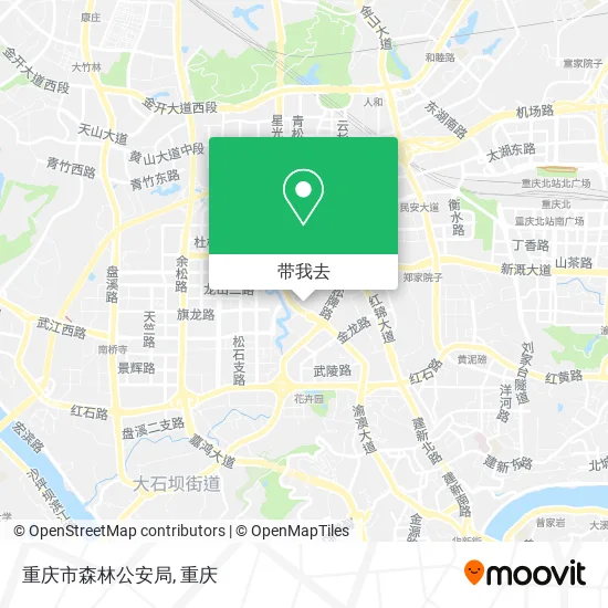 重庆市森林公安局地图