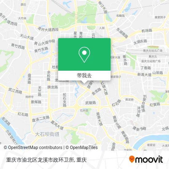 重庆市渝北区龙溪市政环卫所地图
