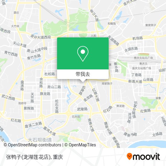张鸭子(龙湖莲花店)地图