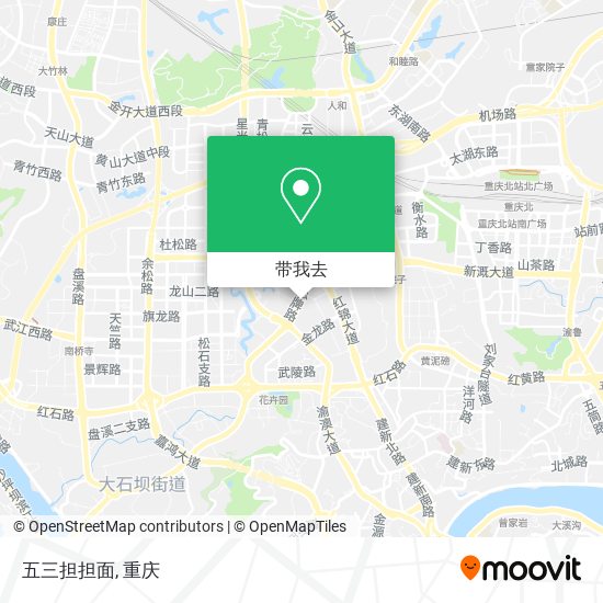 五三担担面地图