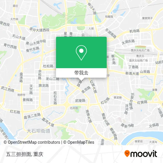 五三担担面地图