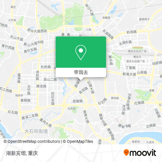 湖新宾馆地图