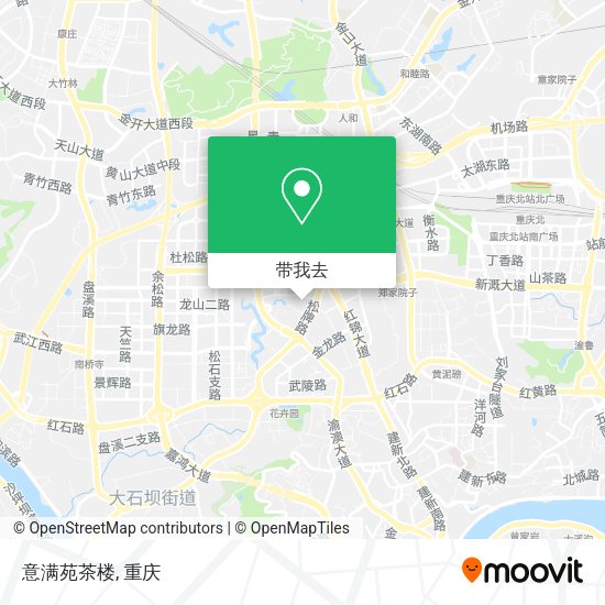 意满苑茶楼地图