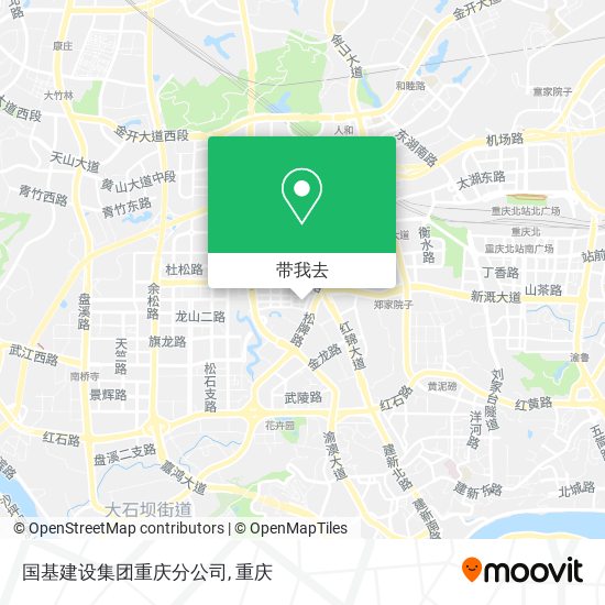 国基建设集团重庆分公司地图