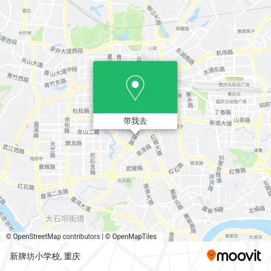 新牌坊小学校地图