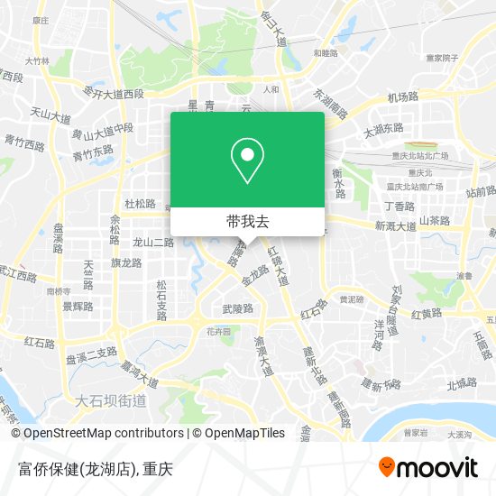 富侨保健(龙湖店)地图