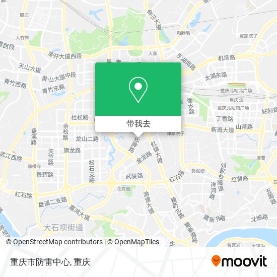 重庆市防雷中心地图