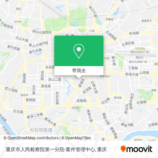 重庆市人民检察院第一分院-案件管理中心地图