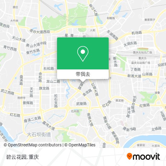 碧云花园地图