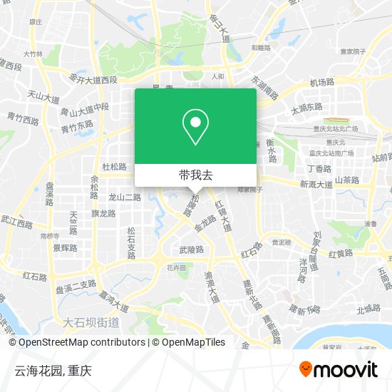 云海花园地图