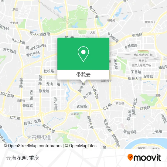 云海花园地图
