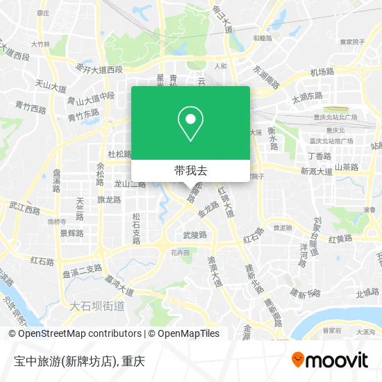 宝中旅游(新牌坊店)地图
