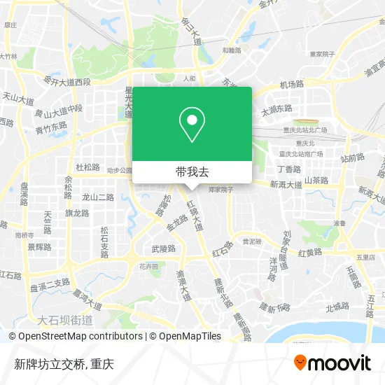 新牌坊立交桥地图