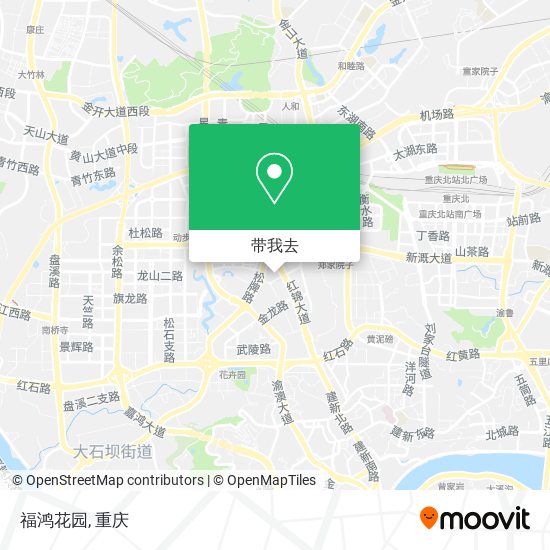 福鸿花园地图