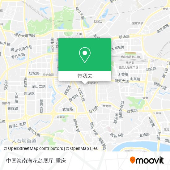 中国海南海花岛展厅地图