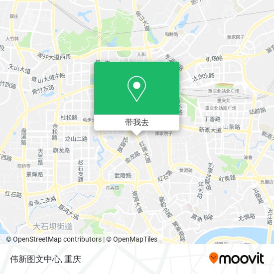 伟新图文中心地图