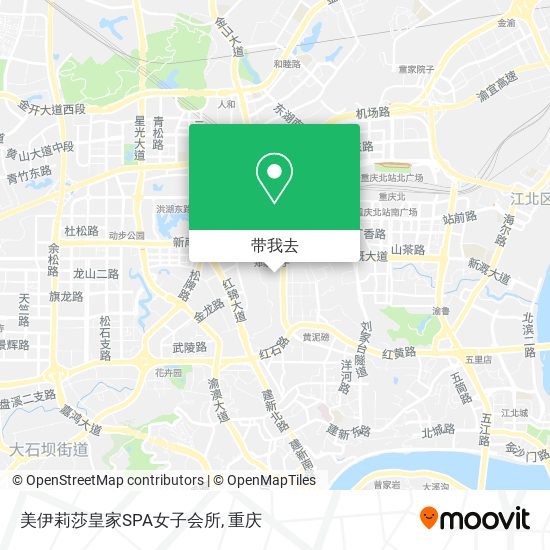 美伊莉莎皇家SPA女子会所地图