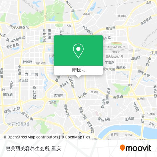 惠美丽美容养生会所地图