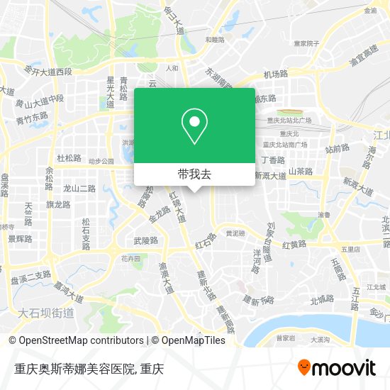 重庆奥斯蒂娜美容医院地图