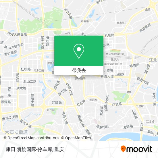 康田·凯旋国际-停车库地图