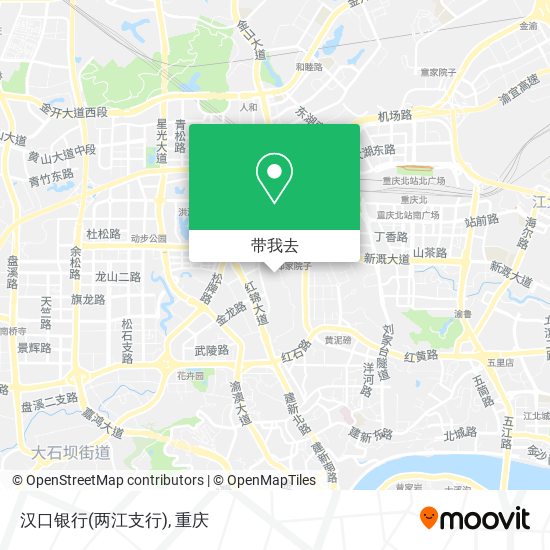 汉口银行(两江支行)地图