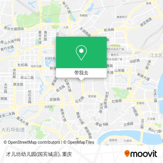 才儿坊幼儿园(国宾城店)地图