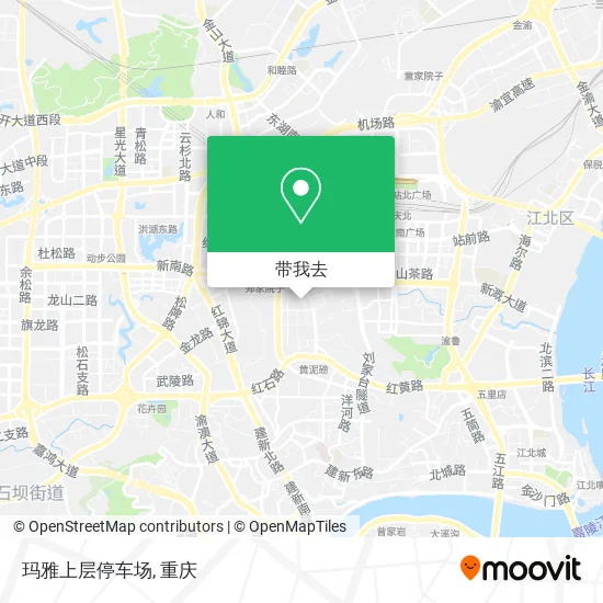 玛雅上层停车场地图
