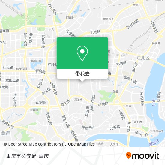 重庆市公安局地图