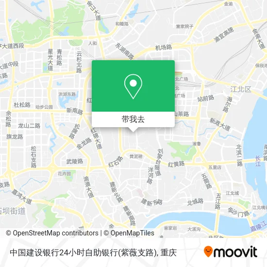 中国建设银行24小时自助银行(紫薇支路)地图