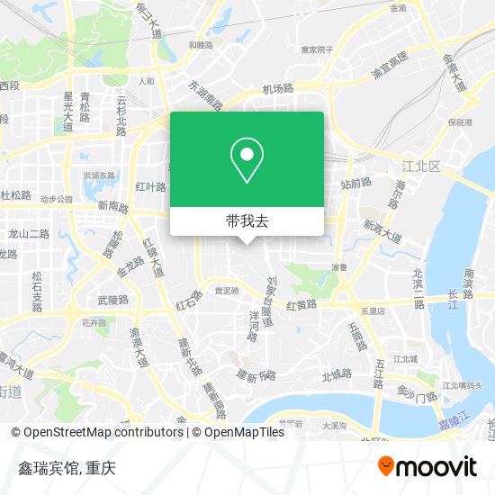 鑫瑞宾馆地图