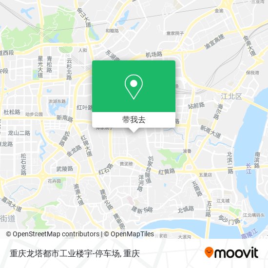 重庆龙塔都市工业楼宇-停车场地图