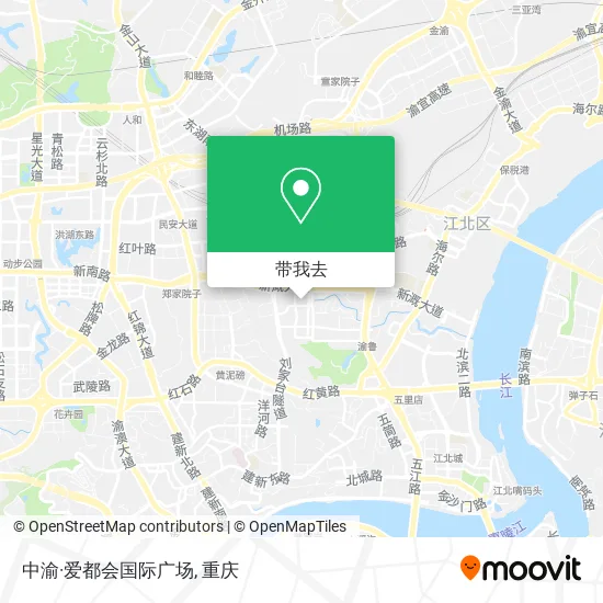 中渝·爱都会国际广场地图